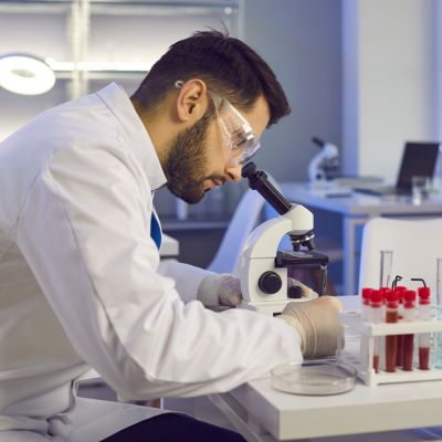 scientist working in a lab